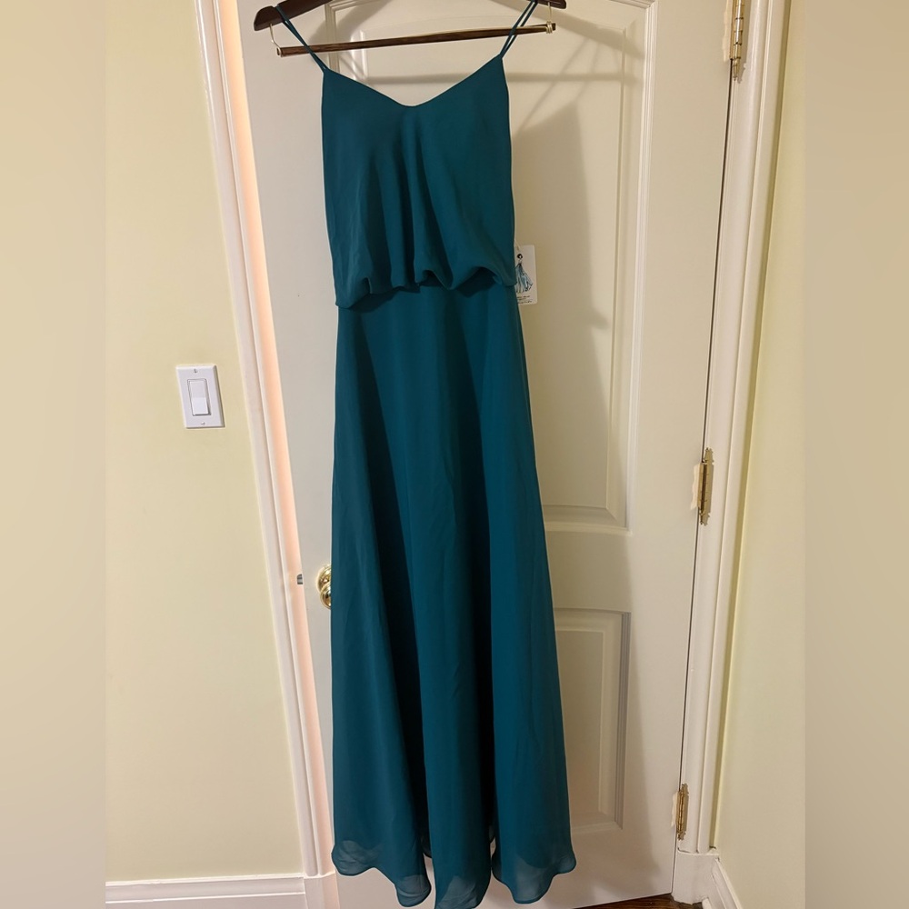 Elegant Teal Maxi Dress